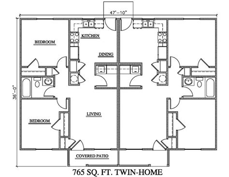 Duplex Floor Plans No Garage - floorplans.click