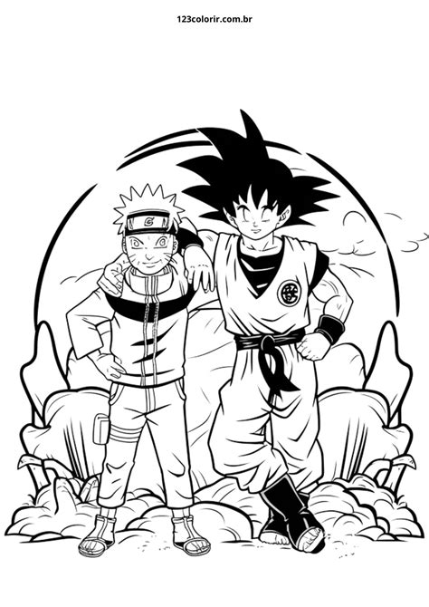 50 Naruto Desenhos Para Colorir E Imprimir
