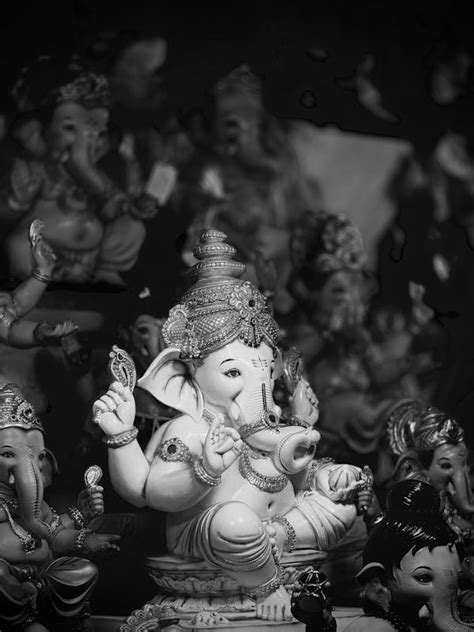 Lord Ganesha Black And White Photos Download The Best Free Lord