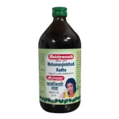 Baidyanath Jhansi Mahamanjisthadi Kadha Ml Buy Online