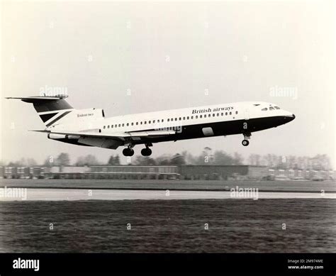 Hawker Siddeley Hs121 Trident 2e In British Airways Markings Stock