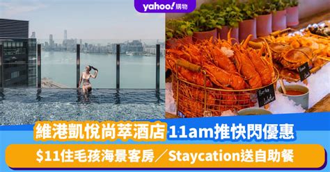 雙11優惠2023｜維港凱悅尚萃酒店11am推快閃優惠！11住毛孩海景客房／staycation送自助餐