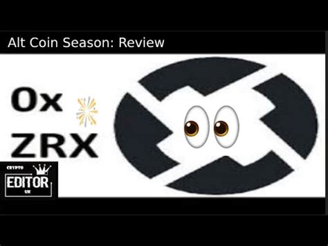 Alt Coin Season Review Of Ox Zrx Youtube