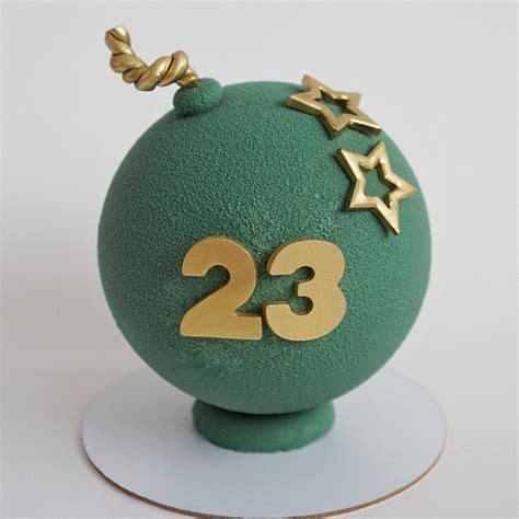 Купить Торт Шар Бомба 23 Февраля • Teabakery – доставка Москва и МО