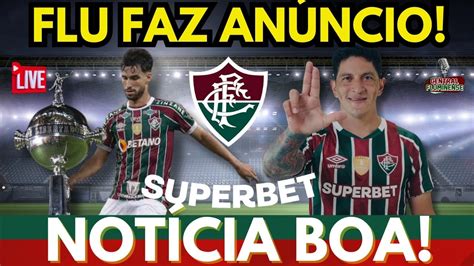 DINIZ TESTA NOVIDADES NO TIME DO FLU SUPERBET É ANUNCIADA NOTÍCIAS