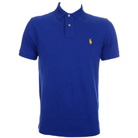 Polo Ralph Lauren Slim Fit Active Royal Blue Polo Shirt Clothing From