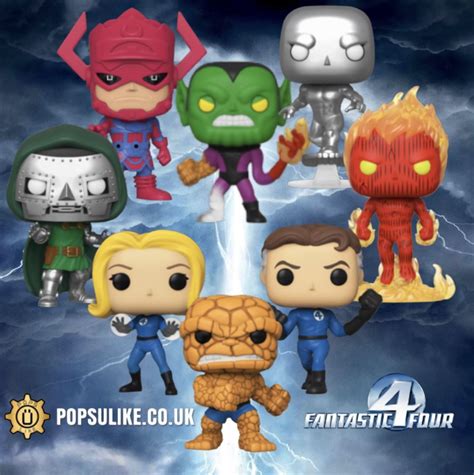 Fantastic Four Funko Pop Vinyl Figures Marvel Funko Pop Dolls Funko