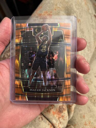 2021 22 Panini Select Isaiah Jackson Concourse Orange Flash Prizm RC