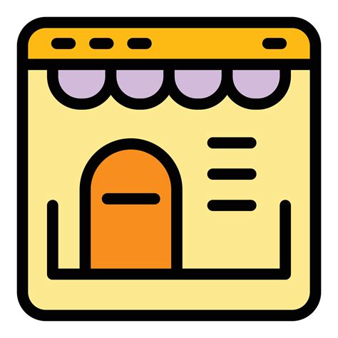 Marketing mix place icon color outline vector 19191184 Vector Art at