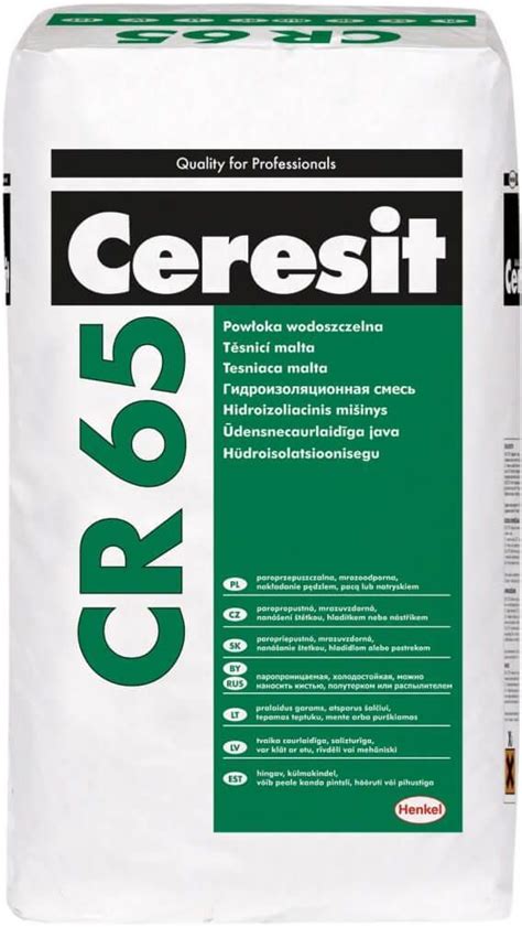 Zaprawa CERESIT CR65 - ZAPRAWA WODOSZCZELNA 25KG 257966 - Opinie i ceny ...