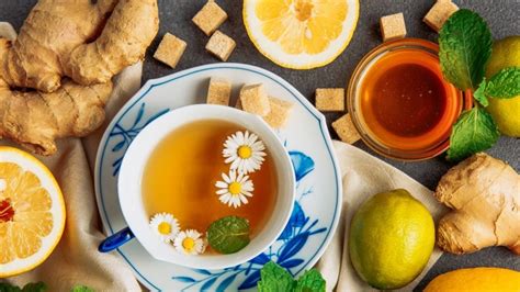 Té de manzanilla jengibre y limón conoce sus beneficios y cómo