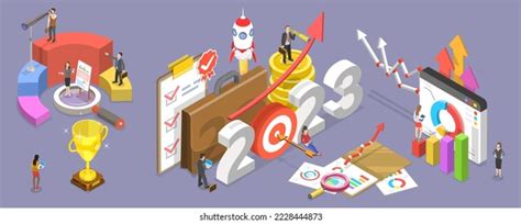 2023 Goals Flat: Over 541 Royalty-Free Licensable Stock Vectors ...