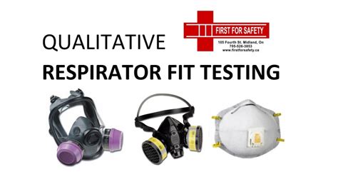 Respirator Fit Testing Half Mask Full Face First For Safety