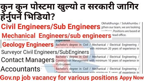 Job Vacancy For Civil Engineer Survey Engineer Mechanical