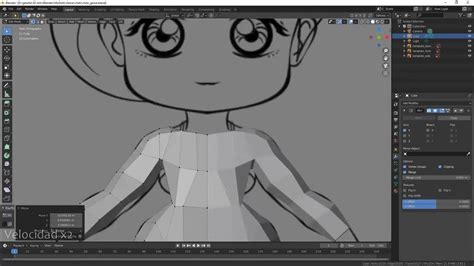 3d Chibi Modelando Un Personaje Chibi En Blender Parte 2 Youtube