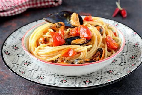 Spaghetti Con Cozze E Pomodorini Le Ricette Di Libellula