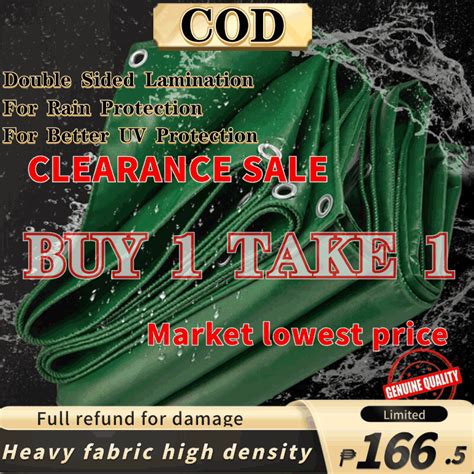 BUY 1 TAKE 1 Trapal Waterproof Makapal Heavy Duty Tolda Makapal