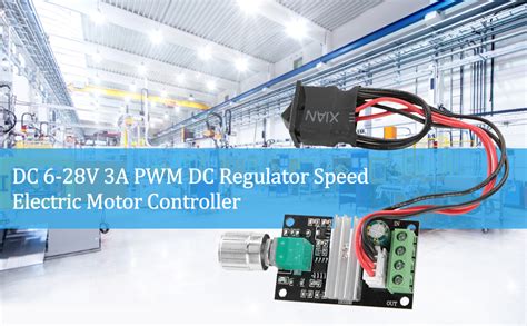 Contrôleur de Vitesse de Moteur DC Controller 6 28V 3A PWM Régulateur