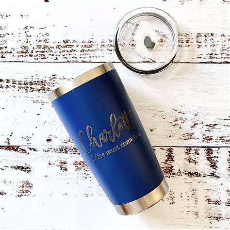 Engraved Thermal Travel Mug Bespoke Order By Livi Belle