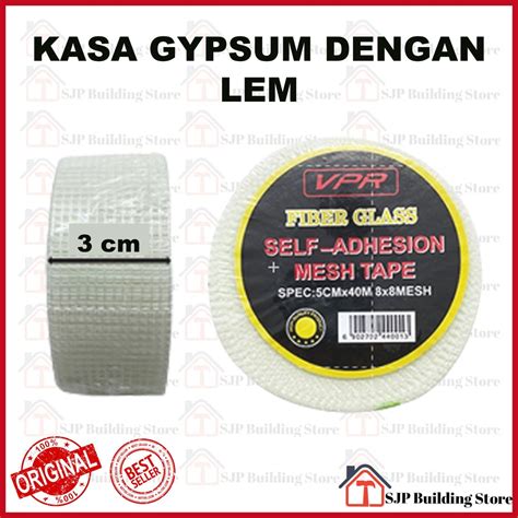 Jual KASA LEM GYPSUM FIBERGLASS PERBAN PLAFON GIPSUM Shopee Indonesia