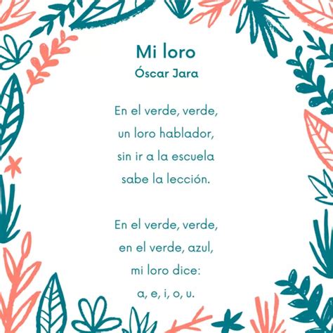 Poema El Loro Profe Social