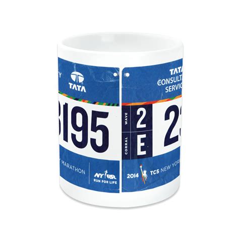 Running Coffee Mug - Your Race Bib On A Coffee Mug | Gone For a Run