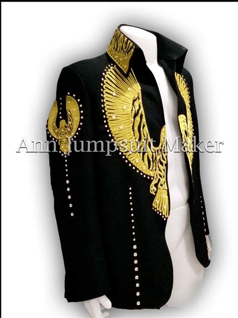 Gold Phoenix Black Jacket