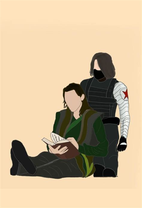 Loki and Bucky Wallpaper