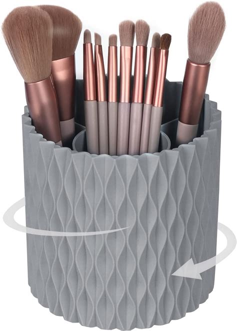 Amazon 360Rotating Makeup Brush Holder Makeup Organizer 5 Slot