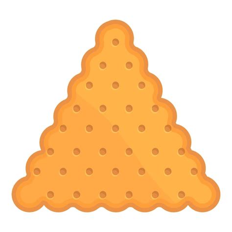 Premium Vector Pyramid Cracker Icon Cartoon Vector Food Cake Salty Shape