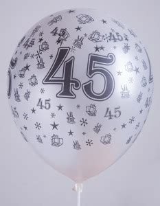 Ballons Chiffre Imprim Blanc Tot M Tal Assortis Sachet