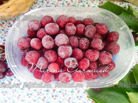 Как заморозить черешню на зиму: 10 фото в рецепте