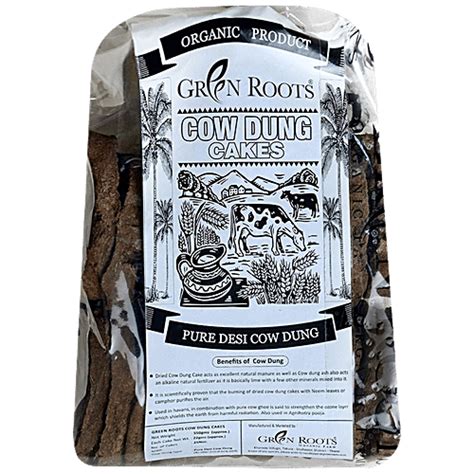 Buy Green Roots Pure Desi Cow Dung Cakes Organic Eco Friendly