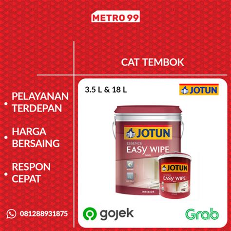 Promo Cat Tembok Jotun Essence Easy Wipe 4094 Shallow Wave 3 5 Liter