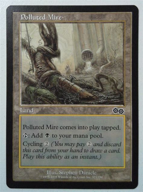 Polluted Mire Common Magic Mtg X Urza S Saga Sp Ebay