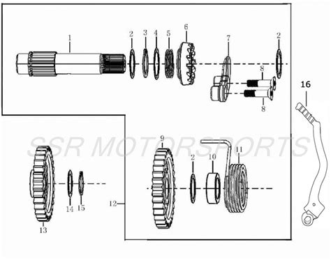 (SSR SR300) Full Engine Parts Schematics