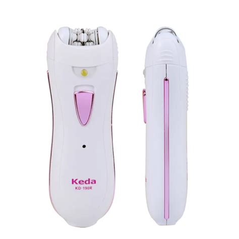 New Keda KD 190R Lady Shaver Mini Rechargeable Washable Epilator