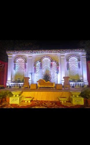 Golden Fiber Wedding Stage For Indoor At Rs Piece In Saharanpur