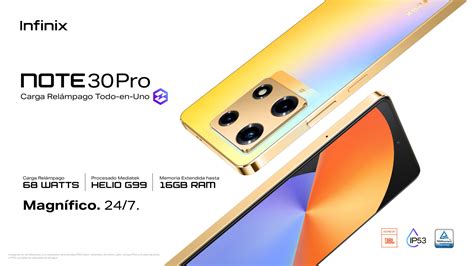 Infinix Hot 30 y Note 30 Pro características precio y disponibilidad en México