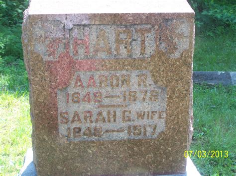 Sarah Catherine Gilpin Hart 1848 1917 Find A Grave Memorial