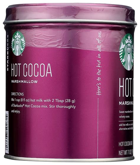 Buy Starbucks Hot Cocoa Mix Tin Marshmallow Hot Cocoa Mix Ounce Tin Pack Of Online At