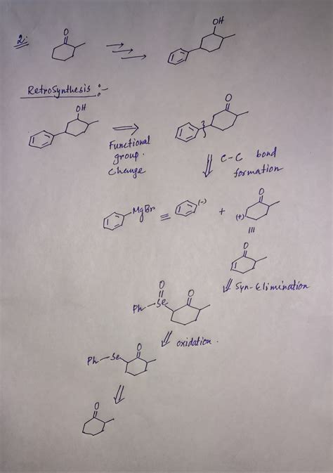 Solved Perform A Retrosynthetic Analysis For Synthesis Problem Below