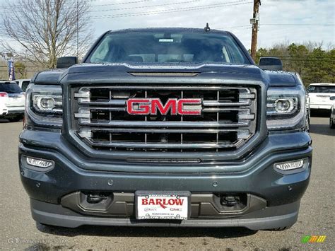 2017 Dark Slate Metallic GMC Sierra 1500 SLT Crew Cab 4WD All Terrain