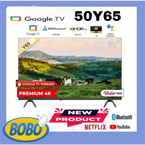 Jual JNE COOCAA 50Y65 LED Smart Google TV 4K UHD Dolby Audio