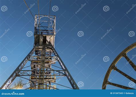 Coal Mine Head Gear Stock Image Image Of Industrial 31347343