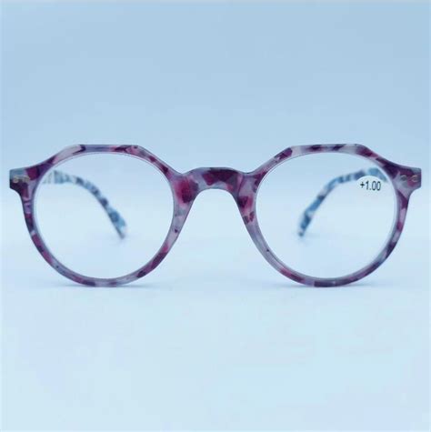 New Collection 2023 Reading Glasses, Purple, Round and Squared Glasses, Purple, Lesebrille ...