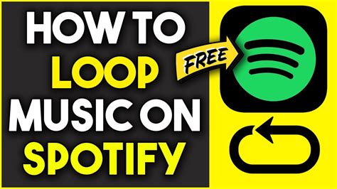 How To Loop Music On Spotify Free Spotify Tutorial Youtube