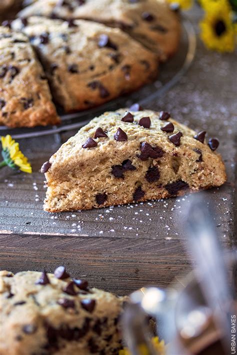 Chocolate Chip Banana Scones | URBAN BAKES