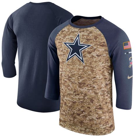 Nike Dallas Cowboys Camonavy Salute To Service Sideline Legend