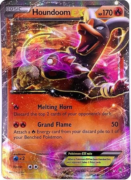 Pokemon Houndoom EX 21 162 XY BREAKthrough Holo by Pokémon